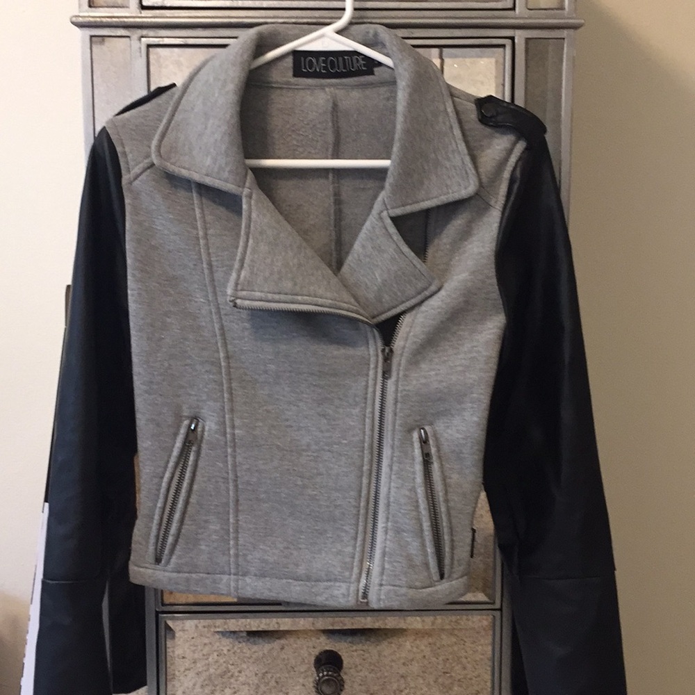 Size small leather jacket